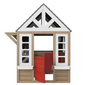Country-Style Garden Playhouse with Door