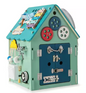 Wooden Busy House Montessori Toy with Sensory Games