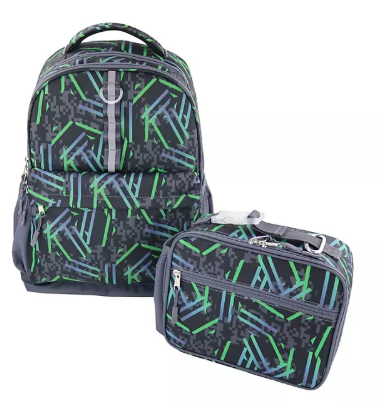 Kids Backpack with Matching Lunch Kit -2pc