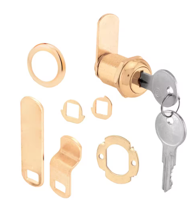 Diecast Cam Lock - 7/8 in. Brass Plated
