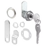 Cabinet Lock, 5/8 in and Prime-Line Drawer, Diecast, Stainless Steel, 5/16 in. Max. Panel