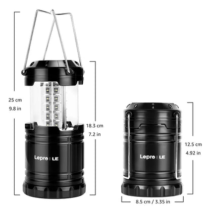 Collapsible Camping Lantern- Lepro LED , 4-pack