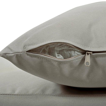 2-Person Gray Wicker Outdoor Chaise Lounge