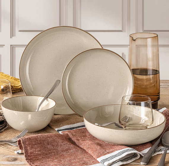 overandback Options 16-piece Dinnerware Set