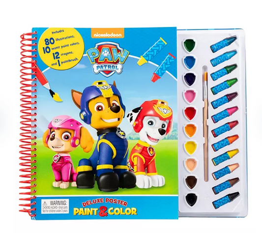 Paw Patrol Poster Paint & Color