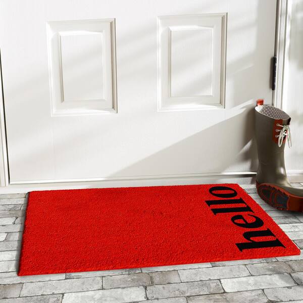 Heart Paws Doormat, 17" x 29"