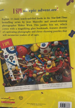I SPY EPIC ADVENTURE  (10 BOOKS OF PICTURE RIDDLES)o