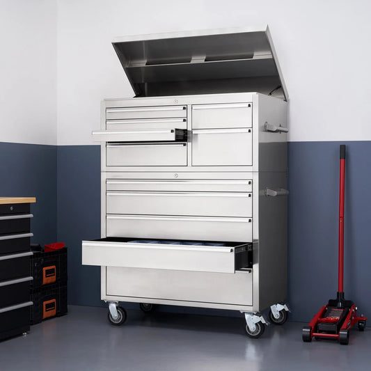 Drawer Stainless Steel Tool Chest - TRINITY 43" x 25" 11