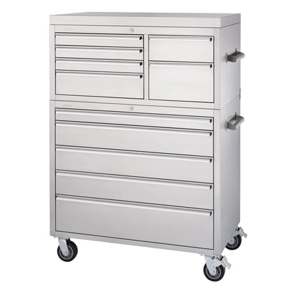 Drawer Stainless Steel Tool Chest - TRINITY 43" x 25" 11