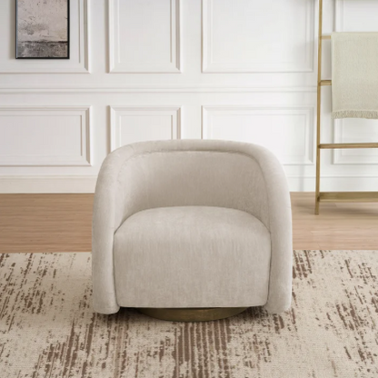 Henredon Aspen Hill Fabric Swivel Chair