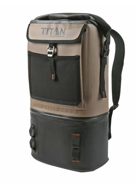 Titan Deep Freeze 24-Can High Performance, Waterproof Backpack Cooler