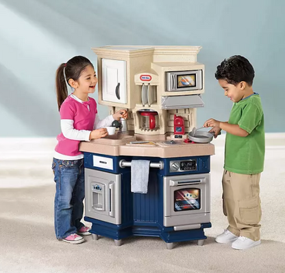 Little Tikes Super Chef Kitchen - Blue & Cream