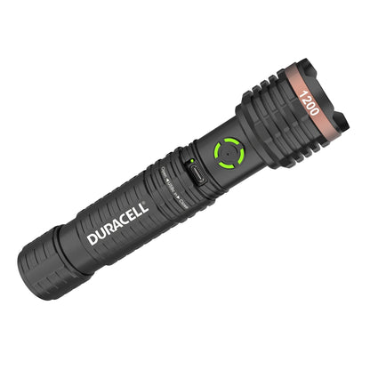 Hybrid LED Flashlight - Duracell 1200LM, 3-pack.