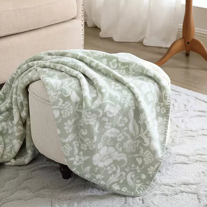 Coco Plush Reversible Throw, 60" x 70"- Laura Ashley