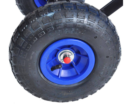 Steel Cargo Wagon with Removable Side Children Kids' Pull-Along Wagons Garden Cart Blue - 3 cu.ft.