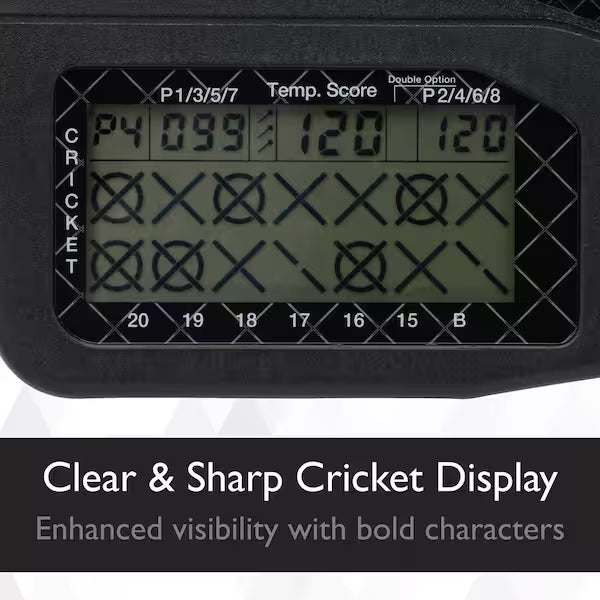 Showdown Electronic 15.5 in. Dartboard with Darts and Accessories