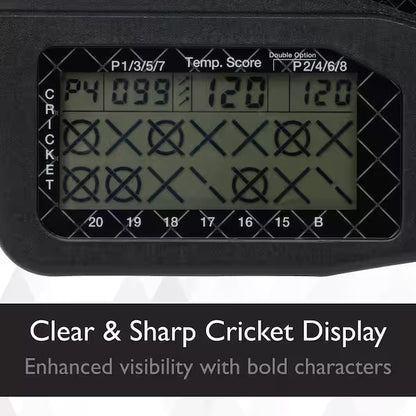 Showdown Electronic 15.5 in. Dartboard with Darts and Accessories