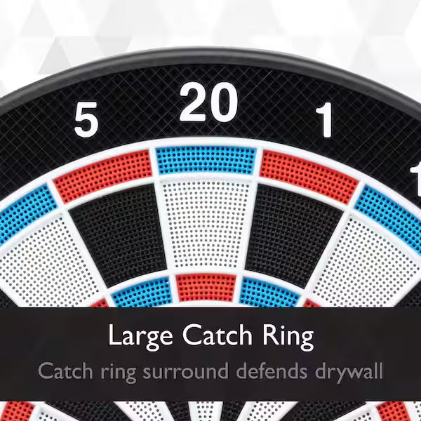 Showdown Electronic 15.5 in. Dartboard with Darts and Accessories