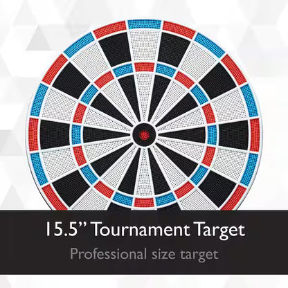 Showdown Electronic 15.5 in. Dartboard with Darts and Accessories